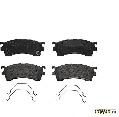 КОЛОДКИ ТОРМОЗНЫЕ ДИСКОВЫЕ MAZDA 323 F VI (BJ) 2.0 TD 2001-2004