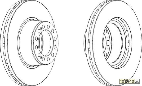 диск торм вентилир. 430 / 131x45 / 130 12n-168-d19 \saf sk rs 9022