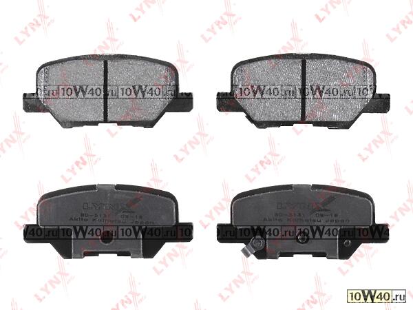 Колодки тормозные задние подходит для MAZDA 6(GJ) 2.0-2.5 12, MITSUBISHI Asx 1.6-2.2D 10. / Outlander III 2.0-2.2D 12, CITROEN C4 Aircross 1.6-1.8D 12, Peugeot 4008 1.6-1.8D 12 BD-5131