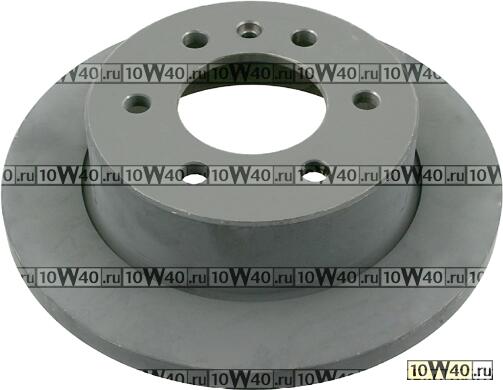 Диск тормозной VW CRAFTER 06> MB SPRINTER 06> 3,5 т зад.не вент 1 шт (min 2 шт)