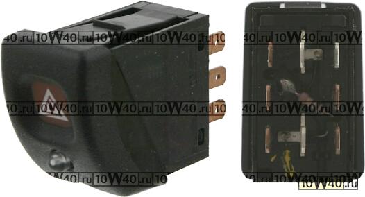 Выключатель аварийной сигнализации OPEL CORSA B