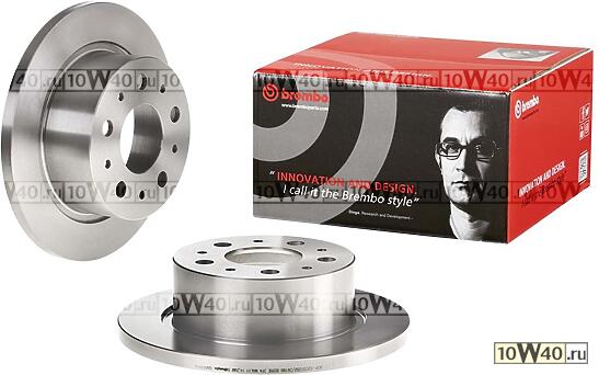 диск тормозной задний  Fiat Ducato,Peugeot Boxer 2.2D-3.0HDi 06>