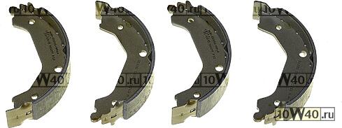 КОЛОДКИ ТОРМОЗНЫЕ БАРАБАННЫЕ  TERRACAN (HP) 3.5 i V6 4WD 2001-2006
