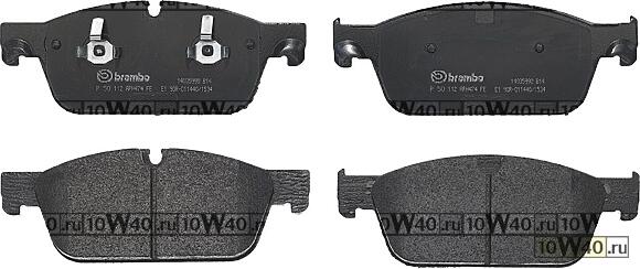 КОЛОДКИ ТОРМОЗНЫЕ ДИСКОВЫЕ MERCEDES-BENZ GLE (W166) 500 4-matic (166.073) 2015-2018