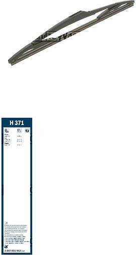 Щетка стеклоочистителя задняя