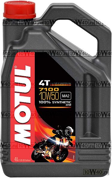масло моторное 4t motul 7100 4t 10w50 4 л 104098