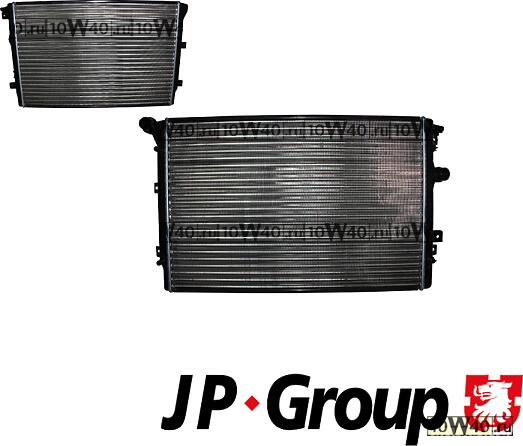 РАДИАТОР ДВС VW SHARAN, TIGUAN / SEAT ALHAMBRA (600X445X35)