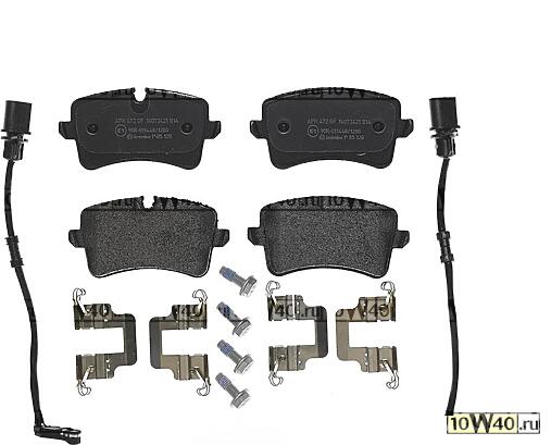 КОЛОДКИ ТОРМОЗНЫЕ ДИСКОВЫЕ AUDI A4 B9 (8W2, 8WC) S4 quattro 2016-