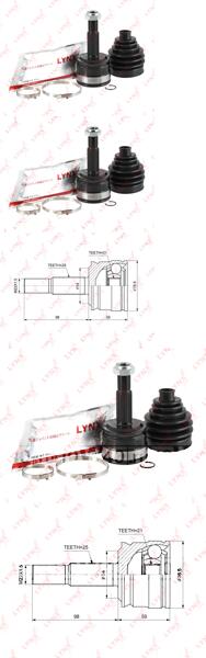 шрус наружный к-кт\ mitsubishi colt 1.1 / 1.3 / 1.5i 04>
