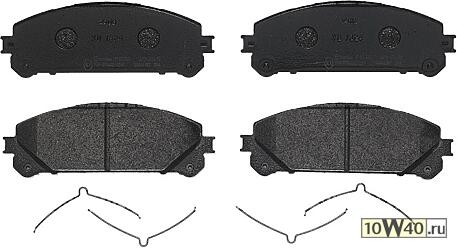Колодки тормозные дисковые (перед) LEXUS ES ( V6 ) 06/12-06/18 / LEXUS ES ( Z10 , A10 , H10 ) 07/1