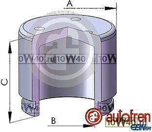 поршень суппорта задн. d48\ toyota lc 100 98-07 / lexus lx uzj100 4.7 01-08