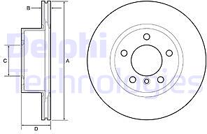 bg4645c диск тормозной передний\ bmw f20 / f21 / f30 / f32 all 12>