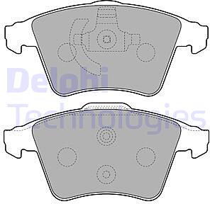 Колодки торм.пер.