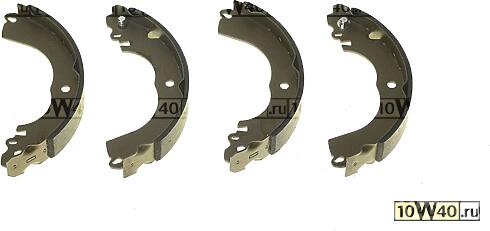колодки тормозные барабанные | зад |