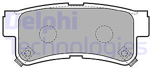 колодки дисковые з.\  trajet 2.0i / 2.7i / 2.0crdi 00>
