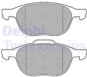 КОЛОДКИ ТОРМОЗНЫЕ ПЕР FORD FOCUS II, C-MAX 04 03-