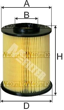 фильтр воздушный\ ford c-max / focus, volvo s40 / v50 1.6-2.0i / d / tdci 04>