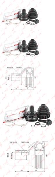 ШРУС наружный подходит для SKODA Octavia(1Z) 1.4 04-13, VW Golf V-VI 1.4 03-13 CO-8009