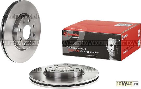 09.5843.34 диск тормозной передний\ fiat grande punto 1.2 / 1.4 / 1.3d 05>
