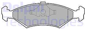 колодки дисковые п.\ ford escort 1.1 / 1.3 / 1.6d / sierra 1.6-2.3d 84-86