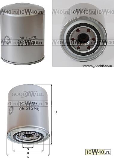 Фильтр масляный двигателя Mitsubishi, 