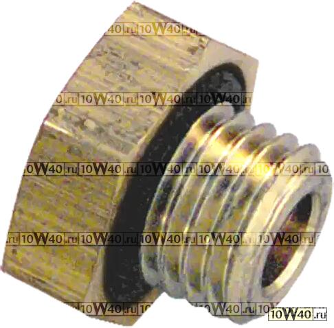 пробка-заглушка резьбовая m12 sw18 (л) с упл. кольцом r \