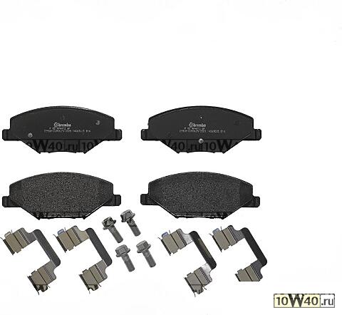 p85121 колодки дисковые передние131,6х17,7х52,2\ skoda fabia 1.2, VW polo rus 1.6 12>