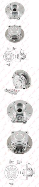 Ступица колеса с интегрированным подшипником