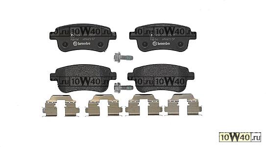 КОЛОДКИ ТОРМОЗНЫЕ ДИСКОВЫЕ RENAULT CAPTUR II (HF_) TCe 155 (HFMN) 2020-