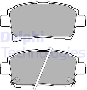 Колодки торм.пер./датч.