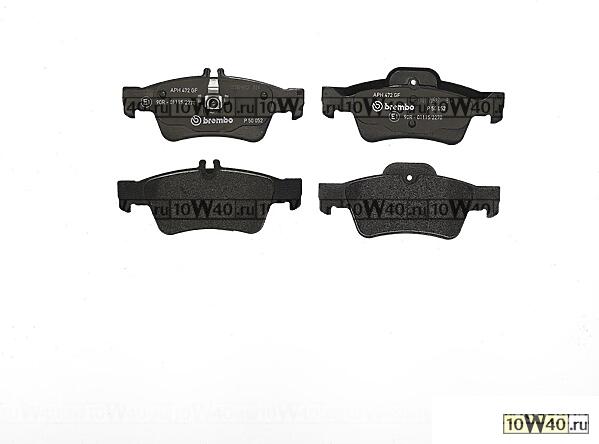 Колодки тормозные дисковые задн MERCEDES-BENZ: CLS (C219) 04-10 , E-CLASS (W211) 02-08 , E-CLASS T-M