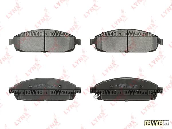 колодки тормозные передние jeep grand cherokee II-IIi 04-10