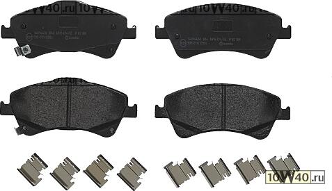 КОЛОДКИ ТОРМОЗНЫЕ ДИСКОВЫЕ TOYOTA AURIS универсал (_E18_) 2.0 D-4D (ADE186_) 2013-2015