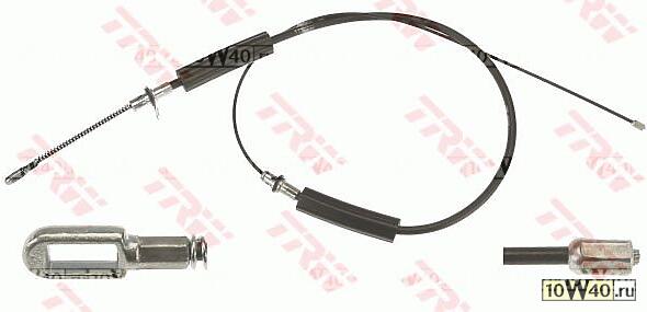 трос ручника л.1692 / 842\ chrysler voyager / town&country, dodge caravan all 00-08