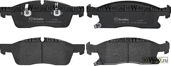 КОЛОДКИ ТОРМОЗНЫЕ DODGE DURANGO (WD) 12/10- / JEEP GRAND CHEROKEE IV (WK WK2) 06/10-