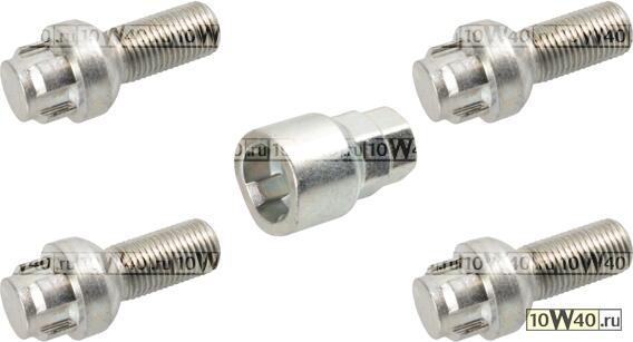 болт крепления колеса к-кт\ audi, mb, seat VW м14х1,5