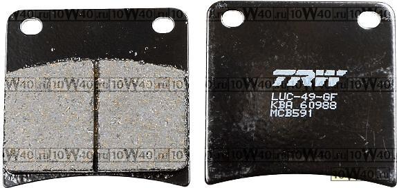Колодки тормозные дисковые