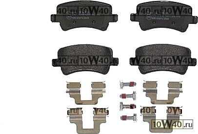 Колодки тормозные дисковые задн, LAND ROVER: RANGE ROVER EVOQUE 2.0 4x4/2.2 SD4 4x4/2.2 TD4 4x4/2.2