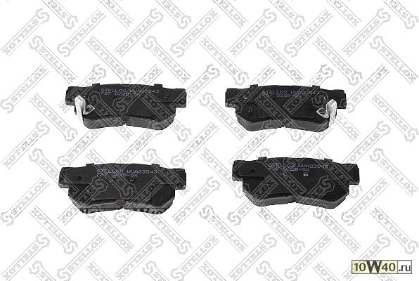 колодки дисковые задние с антиск. пл.\ dongfeng,  trajet 2.0i / 2.7i / 2.0crdi 00>