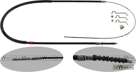 Трос, стояночная тормозная система