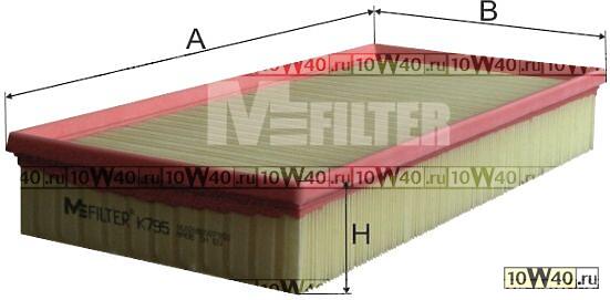 фильтр воздушный\ VW touareg, audi q7, porsche cayenne all 02>