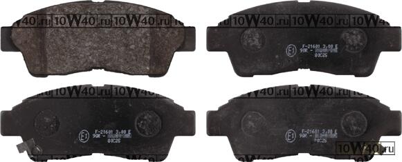 колодки дисковые передние\ toyota carina 93-97 / camry 2.2 92-96 / corolla 95-02