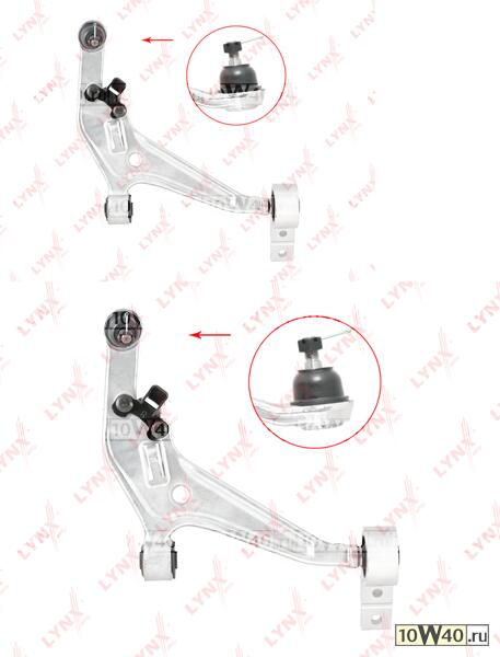 рычаг нижний r / перед. подв. nissan x-trail(t30) 2.0-2.5 01>