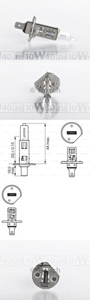 лампа галогенная (h1) 12v 55w p14.5s eco\