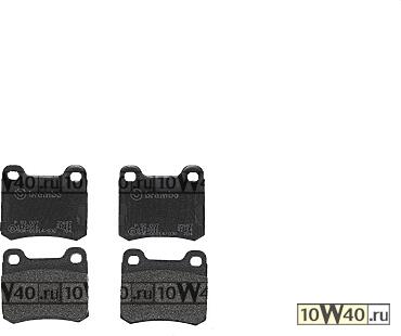 КОЛОДКИ ТОРМОЗНЫЕ ДИСКОВЫЕ MERCEDES-BENZ 190 (W201) 10/82-08/93