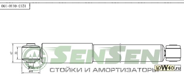 Амортизатор подвески OPEL VECTRA С 04/02- зад..