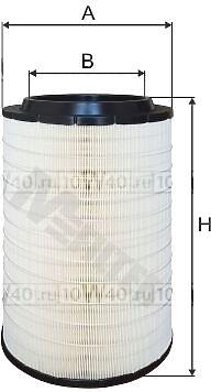 фильтр воздушный h563 d297 d200\ evobus om457 irisbus cursor 8 / 10