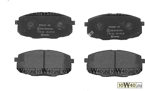 КОЛОДКИ ТОРМОЗНЫЕ ДИСКОВЫЕ К-Т  (BEIJING) ELANTRA / YUEDNG 04/08- /  (BEIJING) I30