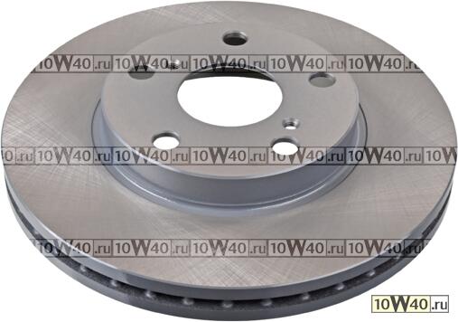 Диск тормозной TOYOTA: AURIS 1.33 Dual-VVTi, 1.4 D-4D, 1.4 VVTi, 1.6, 1.6 VVTi, 1.8 Hybrid 06 -, COROLLA седан 1.4 D-4D, 1.6 06-