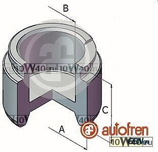 поршень тормозного суппорта | зад |